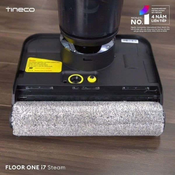 Máy hút bụi lau sàn khô ướt Tineco FLOOR ONE i7 Steam | Hút 22.000Pa,