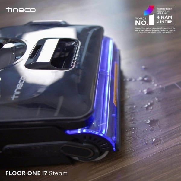 Máy hút bụi lau sàn khô ướt Tineco FLOOR ONE i7 Steam | Hút 22.000Pa,