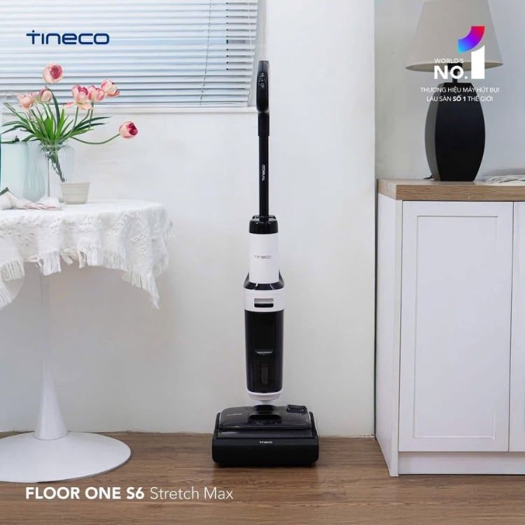 Máy hút bụi lau sàn khô ướt Tineco Floor One S6 Stretch Max | Hút 22.2