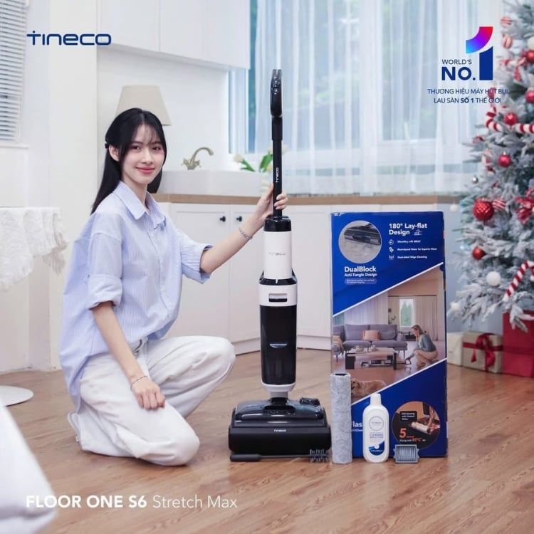 Máy hút bụi lau sàn khô ướt Tineco Floor One S6 Stretch Max | Hút 22.3