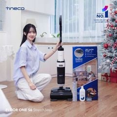  Máy hút bụi lau sàn khô ướt Tineco Floor One S6 Stretch Max 