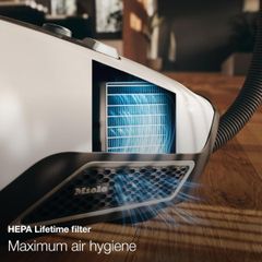  Máy hút bụi Miele Blizzard CX1 PowerLine không túi - Màu Xám 