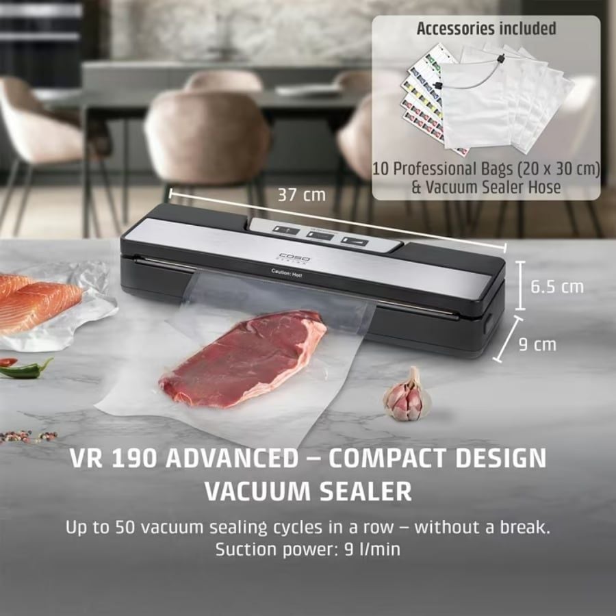 Máy hút chân không Caso VR 190 Advanced