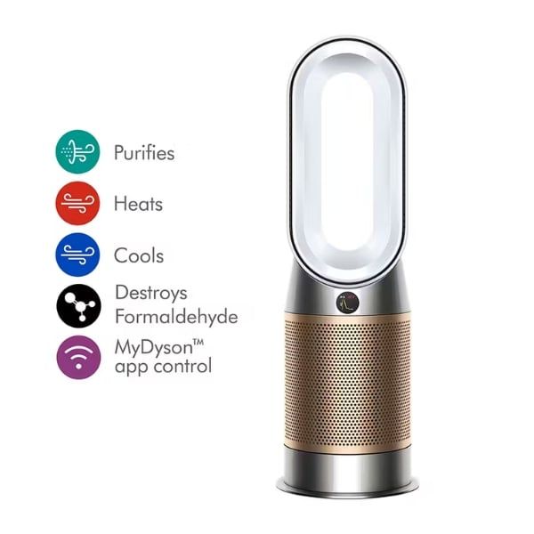 Máy lọc không khí Dyson HP12 kèm sưởi, quạt không cánh 220V - Bản Hàn