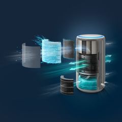  Máy lọc không khí Philips AC3420/10 bù ẩm 78m2 43W 