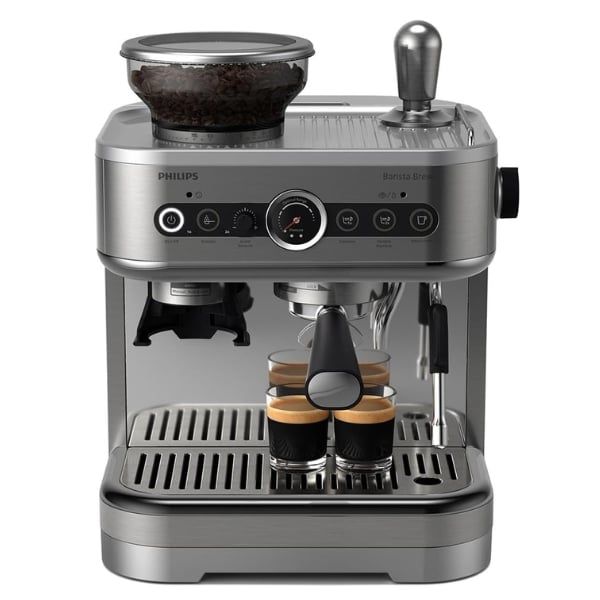Máy pha cà phê bán tự động Philips Barista Brew PSA3218/01 -Màu bạc