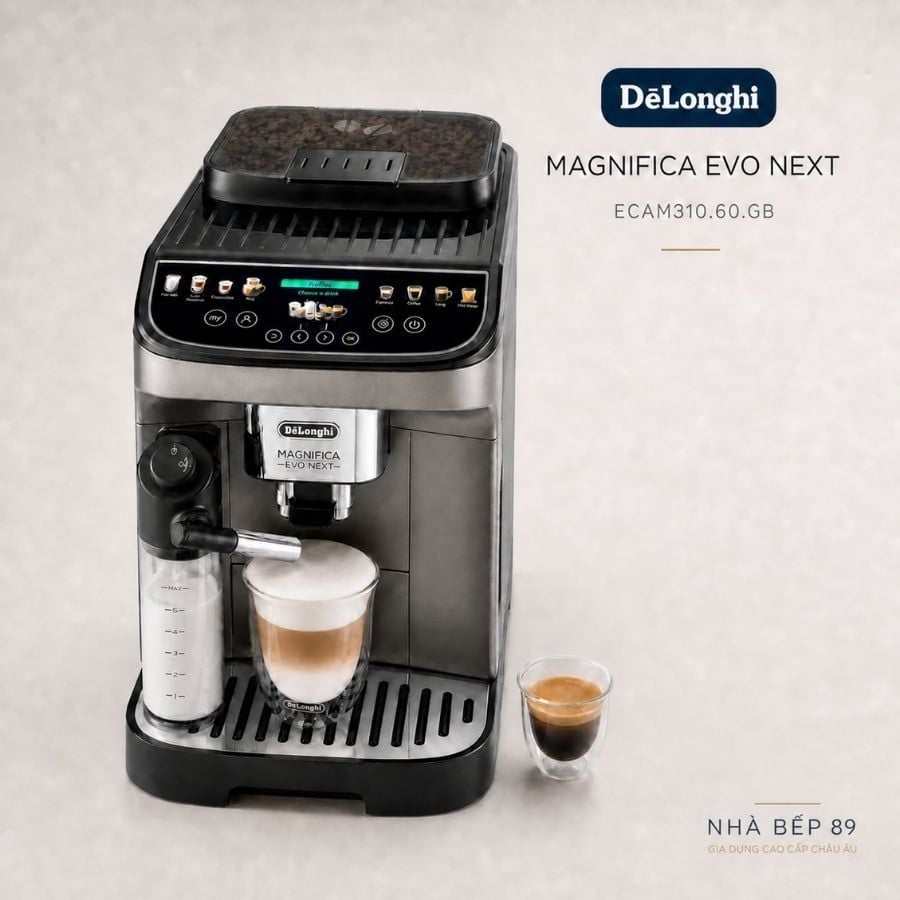 Máy pha cà phê DeLonghi Magnifica Evo Next Ecam310.60.GB