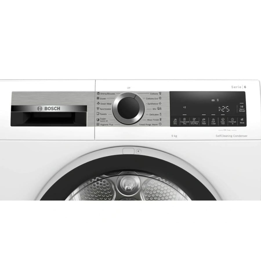 Máy sấy bơm nhiệt Bosch 9kg WQG24570SG serie 6