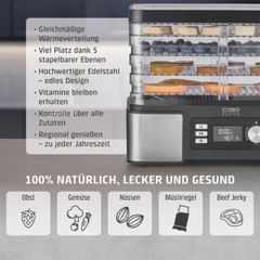  Máy sấy thực phẩm Caso DH450 5 tầng 450W 