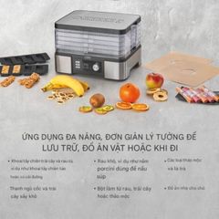  Máy sấy thực phẩm Caso DH450 5 tầng 450W 