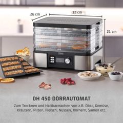  Máy sấy thực phẩm Caso DH450 5 tầng 450W 