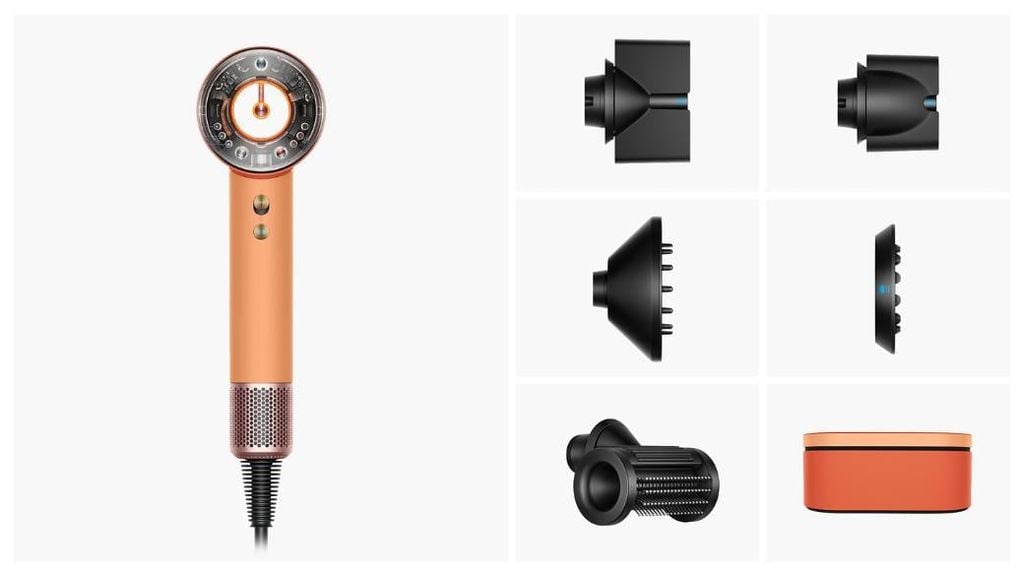 Máy sấy tóc Dyson HD16 Supersonic Nural - Màu Cam Đào