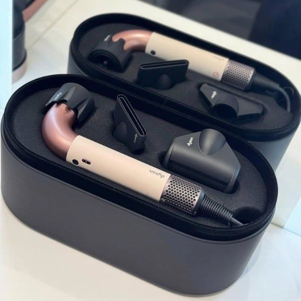 Máy sấy tóc Dyson Supersonic R HD18 - Gốm hồng/vàng hồng 5 đầu sấy