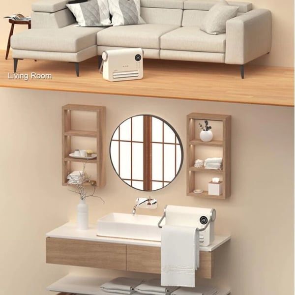 Máy Sưởi Ceramic Lumias H08B 2.000W – Tiết Kiệm Năng Lượng, Sưởi Ấm