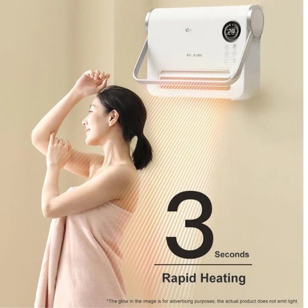 Máy Sưởi Ceramic Lumias H08B 2.000W – Tiết Kiệm Năng Lượng, Sưởi Ấm