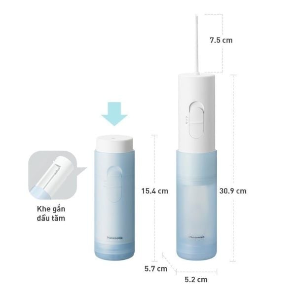 Máy tăm nước Panasonic EW-DJ11 dùng pin