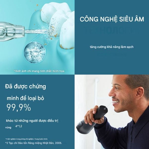 Máy tăm nước Panasonic EW-DJ86 / EW DJ86 Màu đen - Tăm nước cầm tay - Model 2025