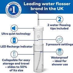  Máy Tăm Nước Waterpik Cordless Slide WF16 có sạc 