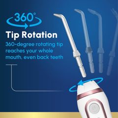  Máy tăm nước Waterpik WP589 / WP-589 Cordless Advanced 2.0 màu trắng 