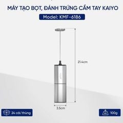  Máy tạo bọt, đánh trứng cầm tay Kaiyo KMF-6186 