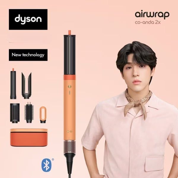 Máy tạo kiểu tóc Dyson Airwrap Coanda 2x HS09 - Màu Cam Đào
