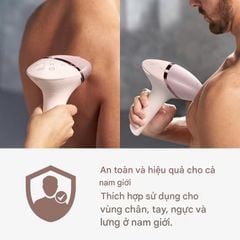  Máy triệt lông IPL Philips Lumea BRI950/02 Series 9900 Made in Slovenia 