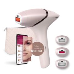  Máy triệt lông Philips Lumea IPL BRI953/02 Series 9900 - Made in Slovenia. 