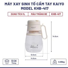  Máy xay sinh tố cầm tay Kaiyo KHB-417 1000ml 