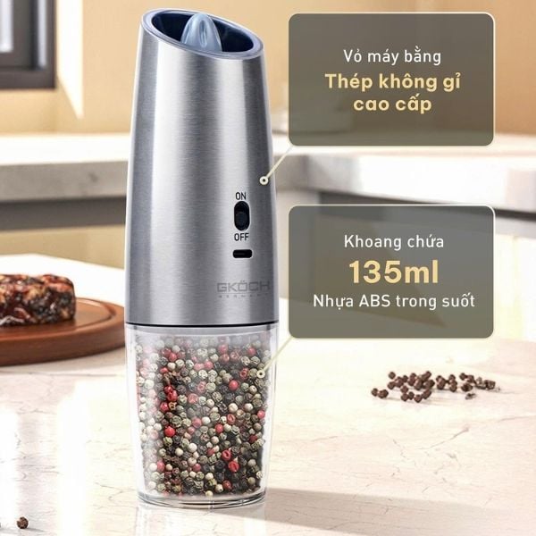 Máy Xay Tiêu Cảm Biến Gkoch KYMQ-57A