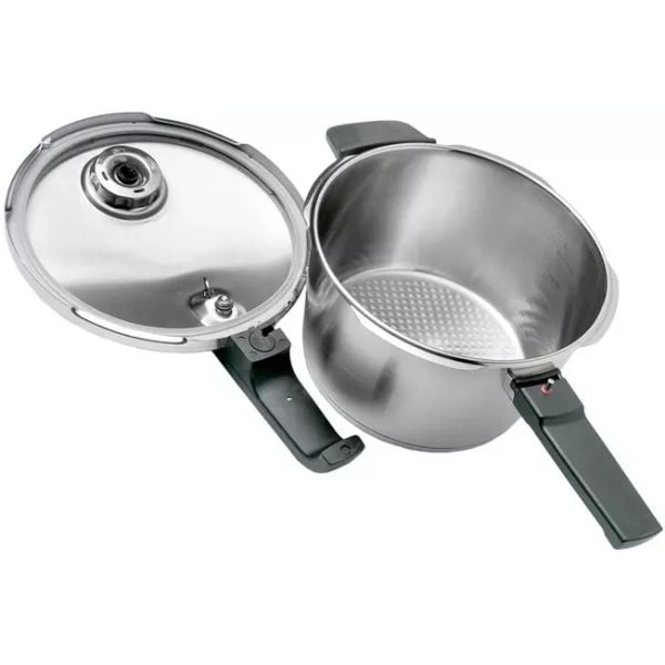Nồi áp suất Fissler Vitavit Premium 4.5L - Made in Đức - 2 xửng