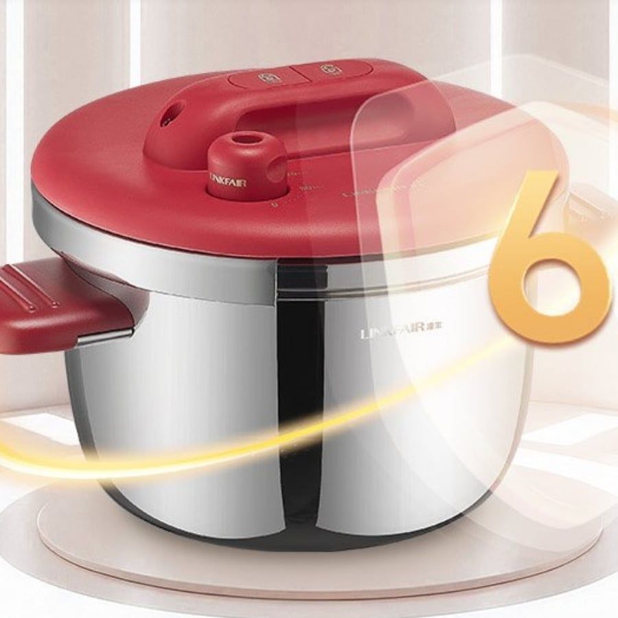 Nồi áp suất Linkfair 22cm 5L inox 304