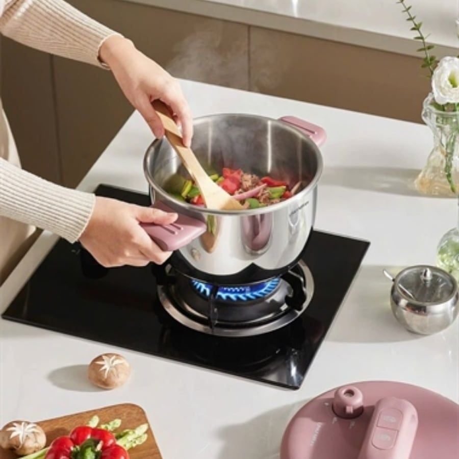 Nồi áp suất Linkfair 22cm 5L inox 304
