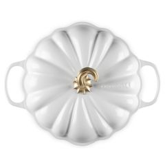  Nồi chảo bí ngô Le Creuset Rhone 28cm 2.5L - Màu Trắng Kem 