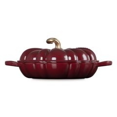  Nồi chảo bí ngô Le Creuset Rhone 28cm 2.5L - Màu đỏ mận 