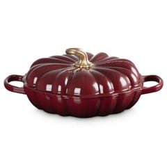  Nồi chảo bí ngô Le Creuset Rhone 28cm 2.5L - Màu đỏ mận 