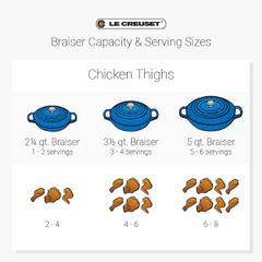  Nồi chảo gang Le Creuset Braiser Rhone 26cm 2.2L 
