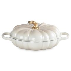  Nồi chảo gang Le Creuset Meringue 28cm 2.5L bí ngô - Màu kem 