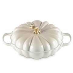  Nồi chảo gang Le Creuset Meringue 28cm 2.5L bí ngô - Màu kem 