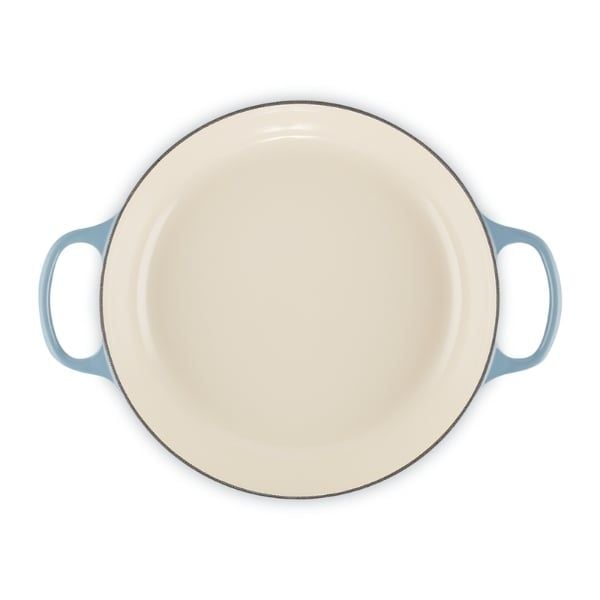 Chảo gang Le Creuset Signature Braiser 26cm 2.2L - Màu Xanh
