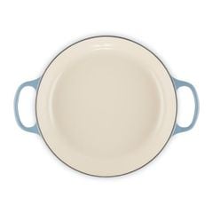  Nồi Chảo gang Le Creuset Signature Braiser 26cm 2.2L - Màu Xanh 