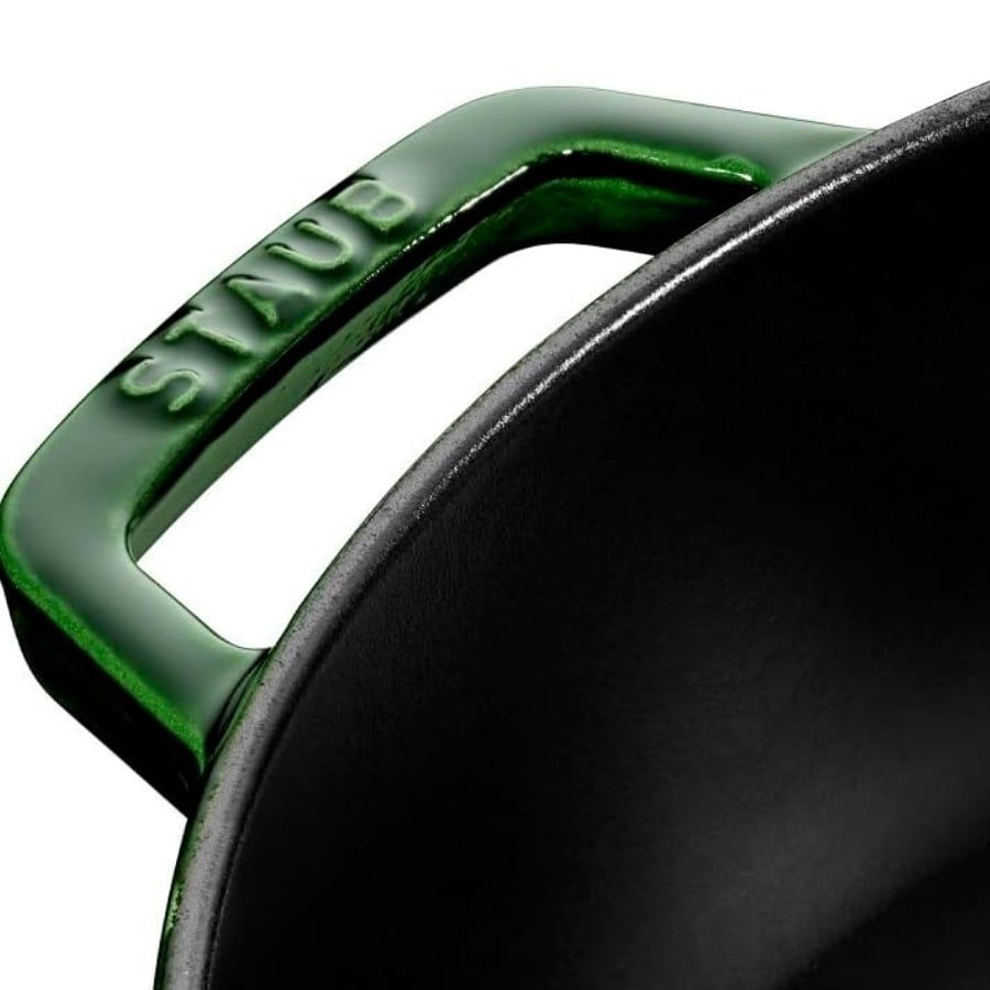 Nồi chảo gang Staub Chistera 28cm 3.7L - Màu Xanh Basil