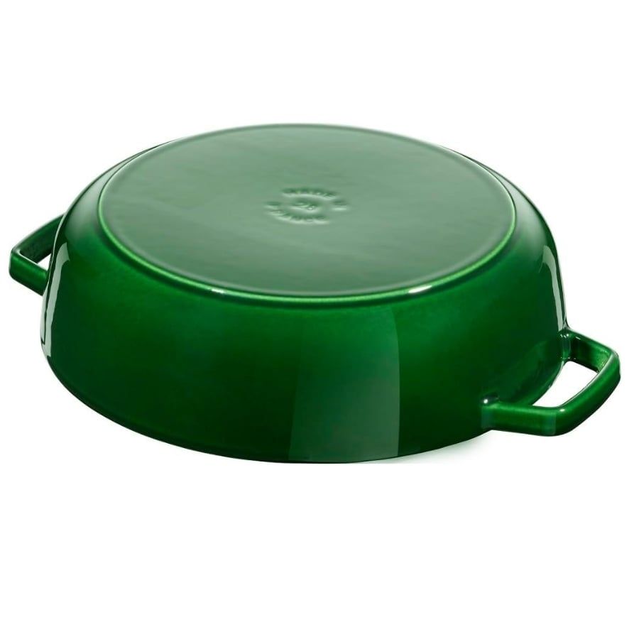 Nồi chảo gang Staub Chistera 28cm 3.7L - Màu Xanh Basil