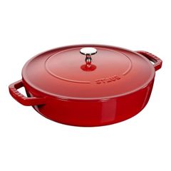  Nồi chảo gang Staub Chistera 28cm 3.7L - Màu Đỏ 40511 