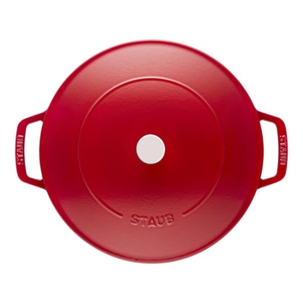Nồi chảo gang Staub Chistera 28cm 3.7L - Màu Đỏ 40511