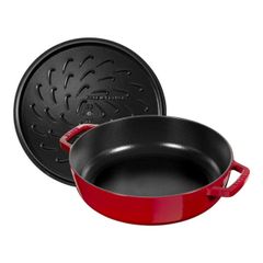  Nồi chảo gang Staub Chistera 28cm 3.7L - Màu Đỏ 40511 