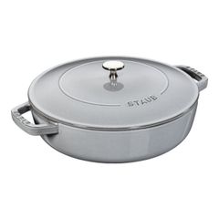  Nồi chảo gang Staub Chistera 28cm 3.7L - Màu Ghi 40511-470-0 