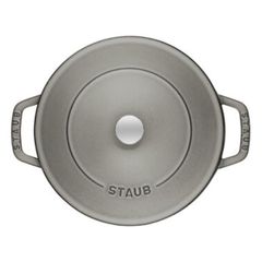  Nồi chảo gang Staub Chistera 28cm 3.7L - Màu Ghi 40511-470-0 
