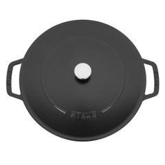  Nồi chảo gang Staub Chistera 28cm 3.7L - Màu Đen 40511-472-0 