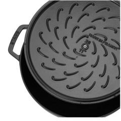  Nồi chảo gang Staub Chistera 28cm 3.7L - Màu Đen 40511-472-0 
