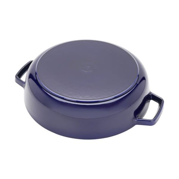 Nồi chảo gang Staub Chistera 28cm 3.7L - Màu Xanh 40511-476-0